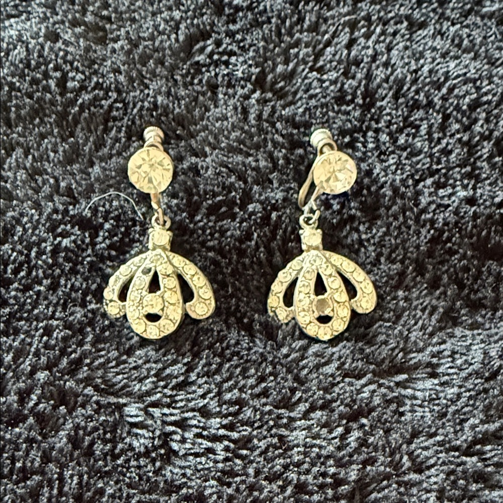 Elegant Silver Clip-On Earrings